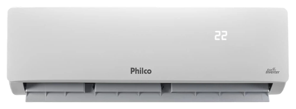 Ar-condicionado split Philco Eco Inverter, unidade evaporadora branca de parede